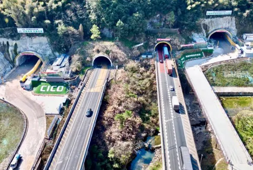 浙江貓貍嶺隧道實現全隧洞雙向掘進